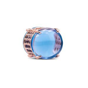 Pandora Colours Blue Oval Cabochon Charm -